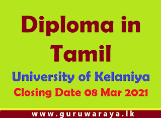 Tamil Diploma Course