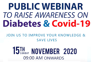 Public Webinar : Awareness on Diabetes & Covid 19