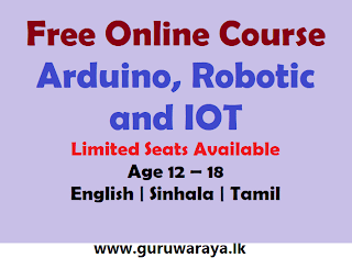 Free Online Course (arduino, Robotic and IOT)