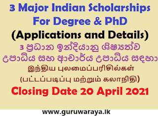 Indian Scholarships (Applications and Details)